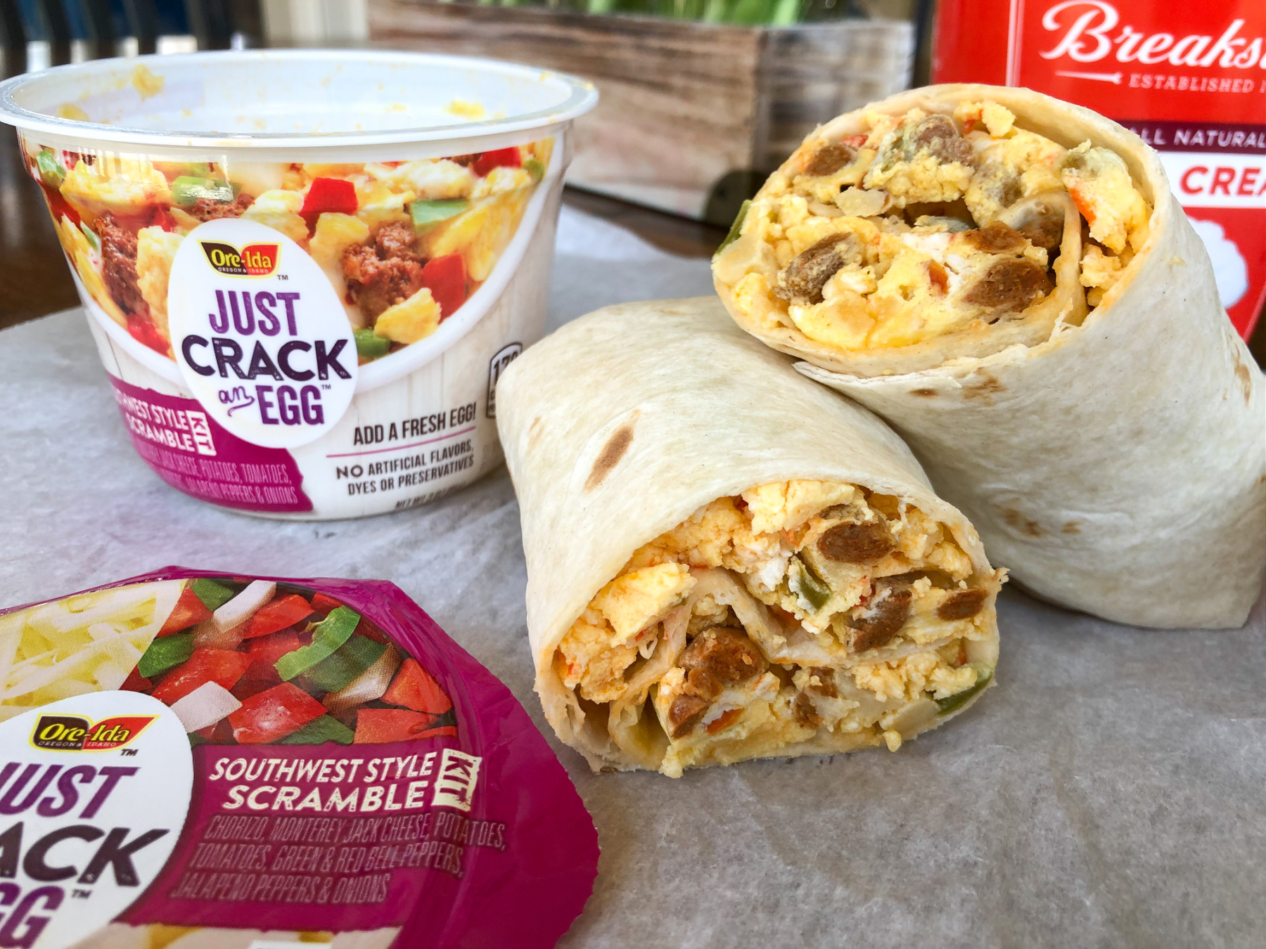 Just Crack an Egg Burrito 2-Minute Breakfast Burrito on I Heart Publix 2
