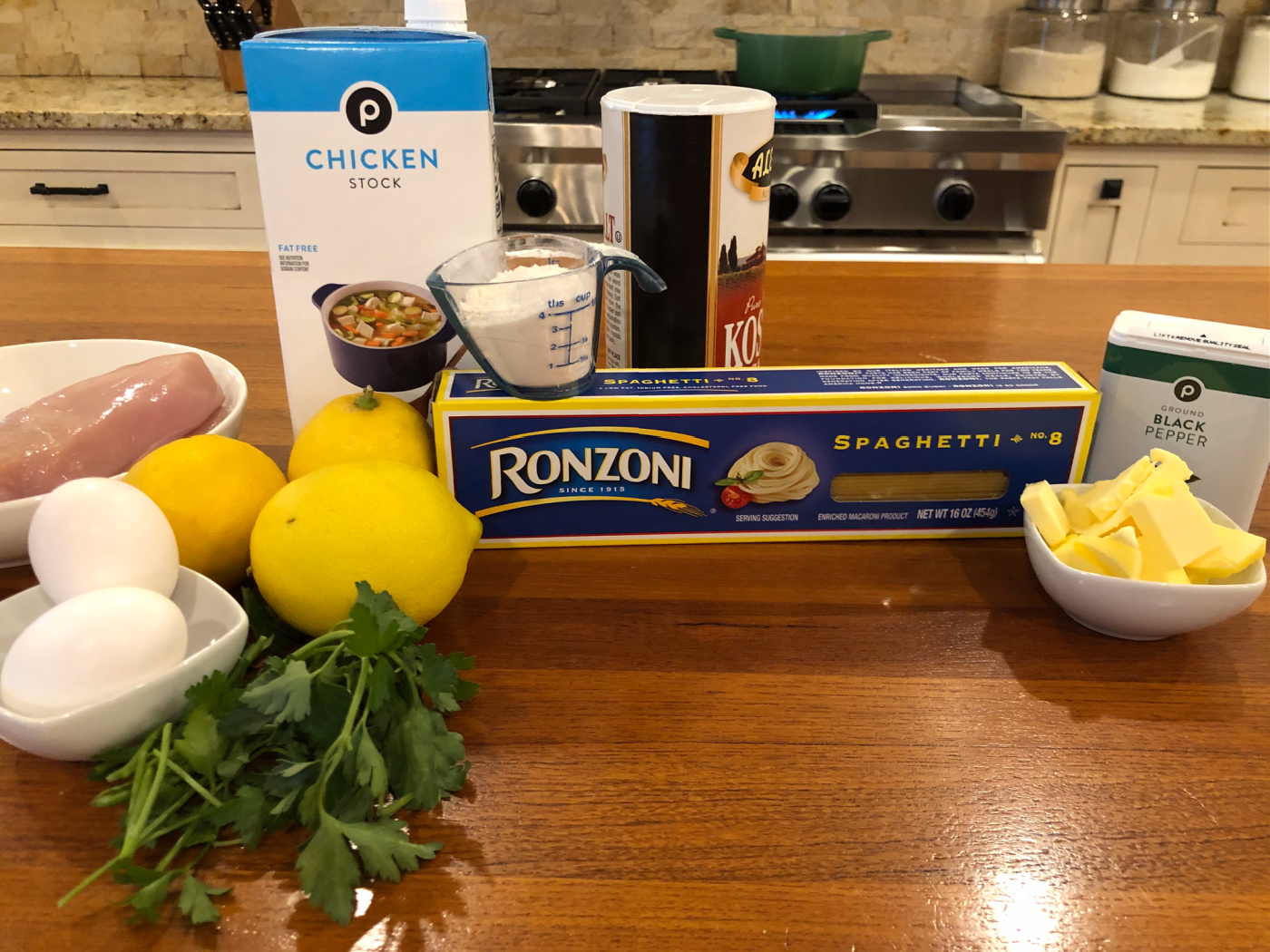 Chicken Francese with Spaghetti on I Heart Publix