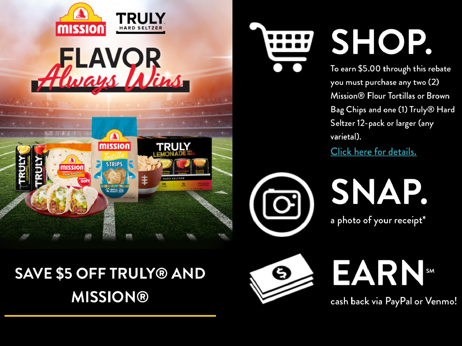 Save $5 When You Purchase Truly® Hard Seltzer & Mission® Products – Shop, Snap & Earn At Publix