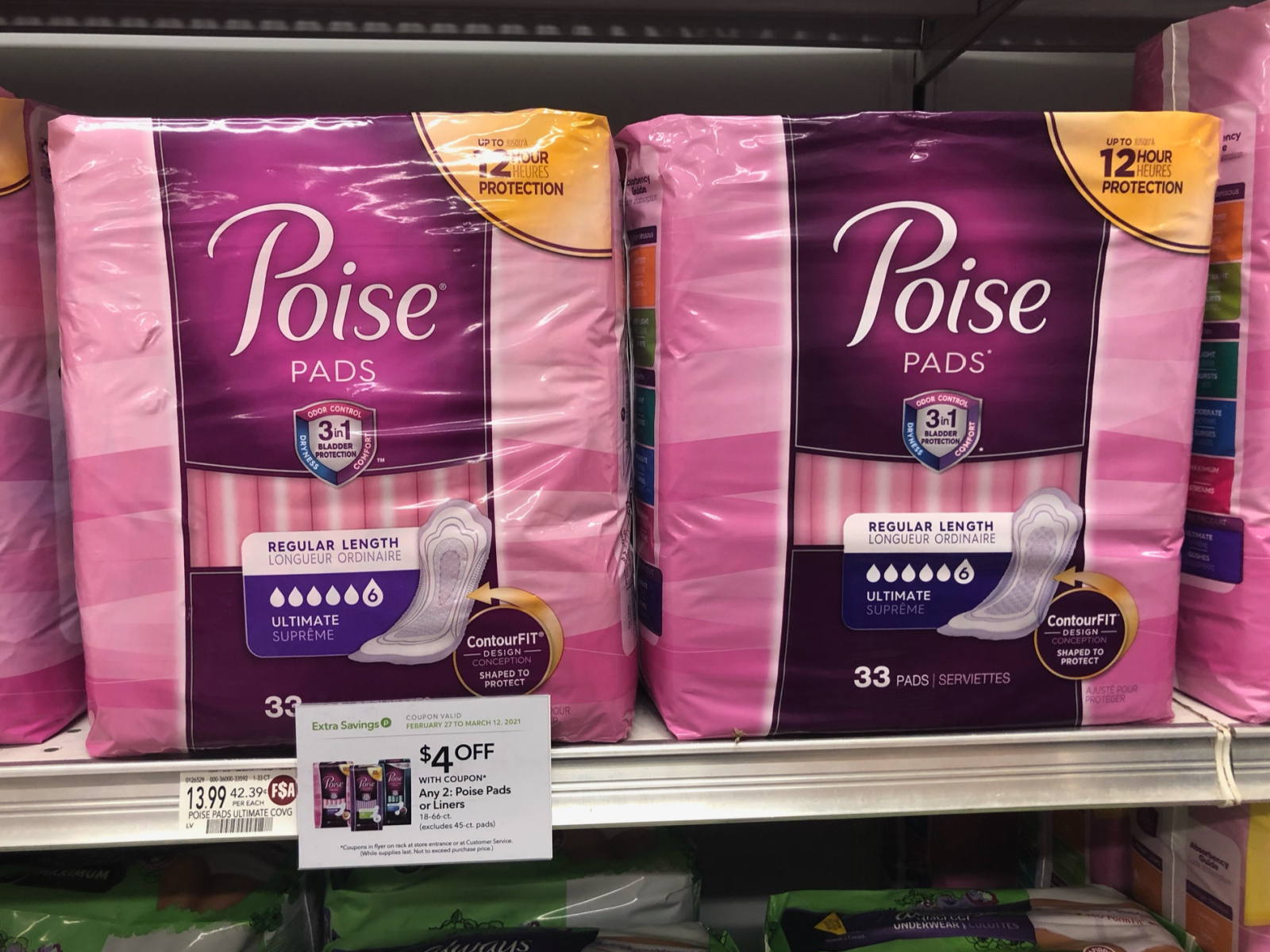 Don’t Miss The Big Savings On Poise And Depend Products This Week At