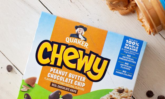 Quaker Chewy Bars Just 94¢ Per Box At Publix