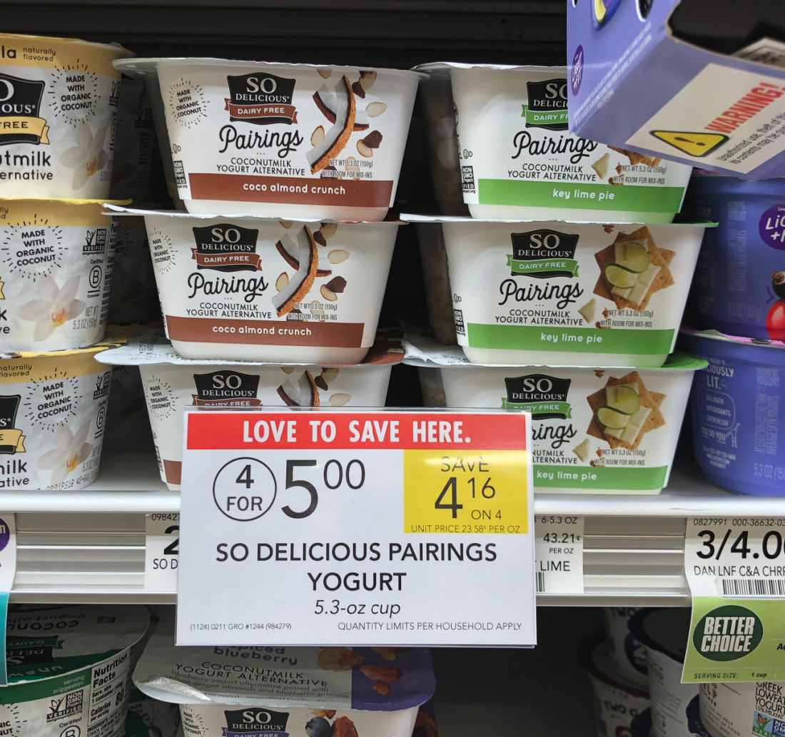 Get So Delicious Pairings Yogurt Alternative For FREE At Publix on I Heart Publix