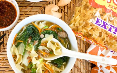 Deconstructed Wonton Soup Is The Perfect Recipe To Go With The No Yolks BOGO Sale!