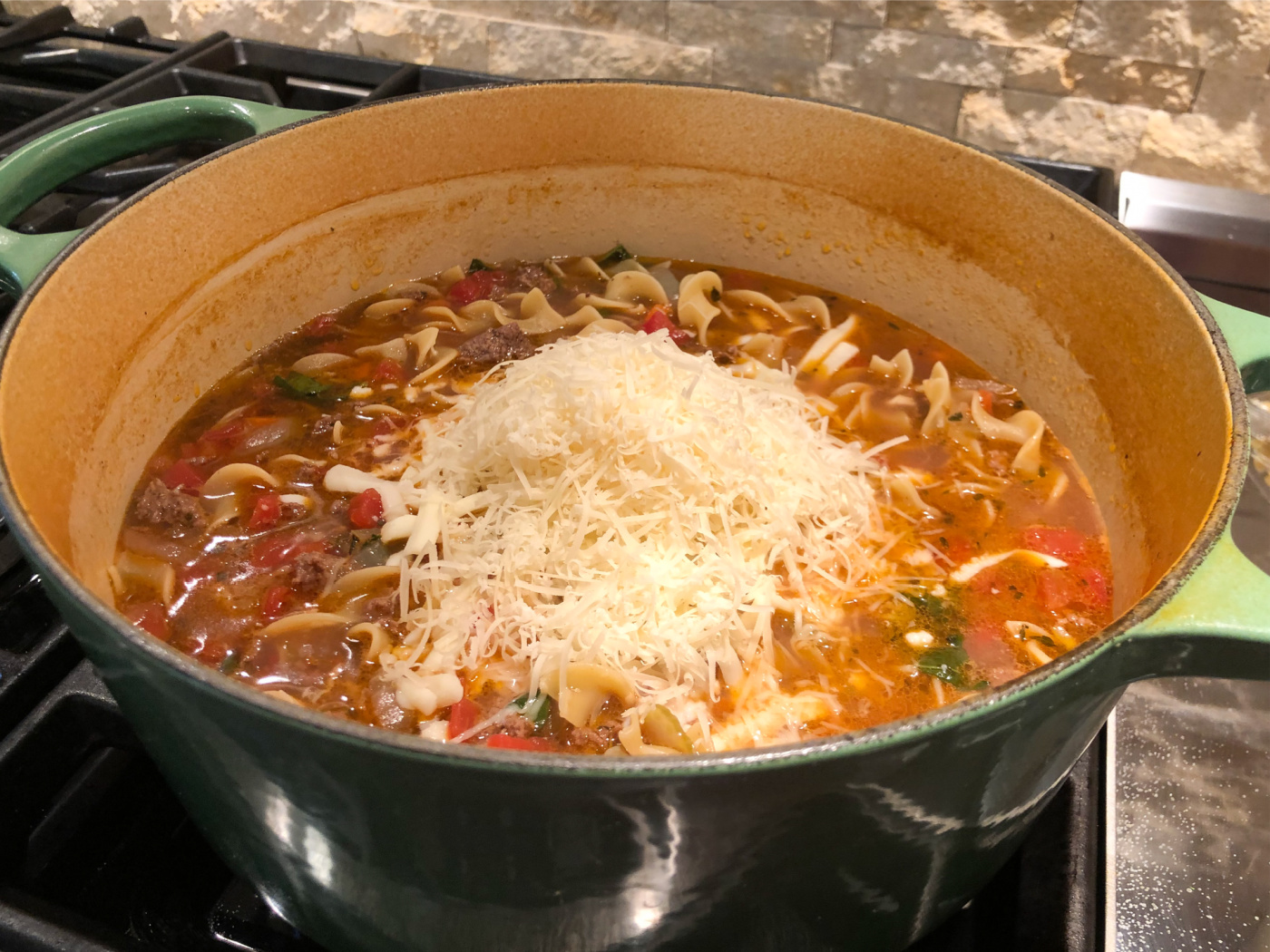Meaty Lasagna Noodle Soup on I Heart Publix 6