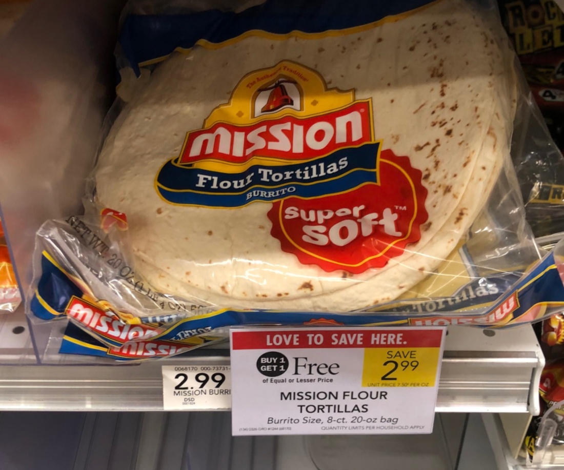 Mission Flour Tortillas Only 40¢ At Publix 807