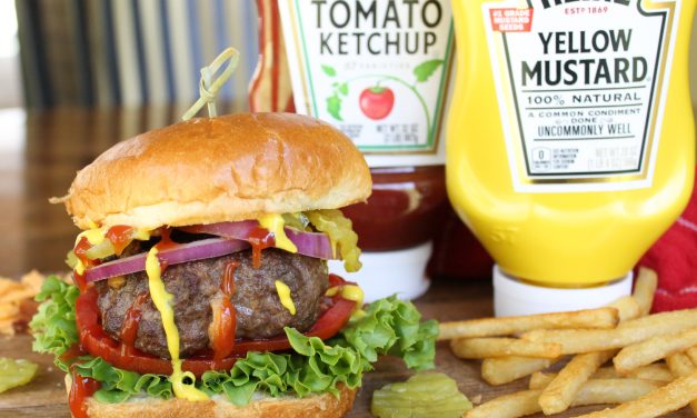 My Bacon & Cheese Stuffed Burgers Are Delicious & Easy Thanks To Heinz