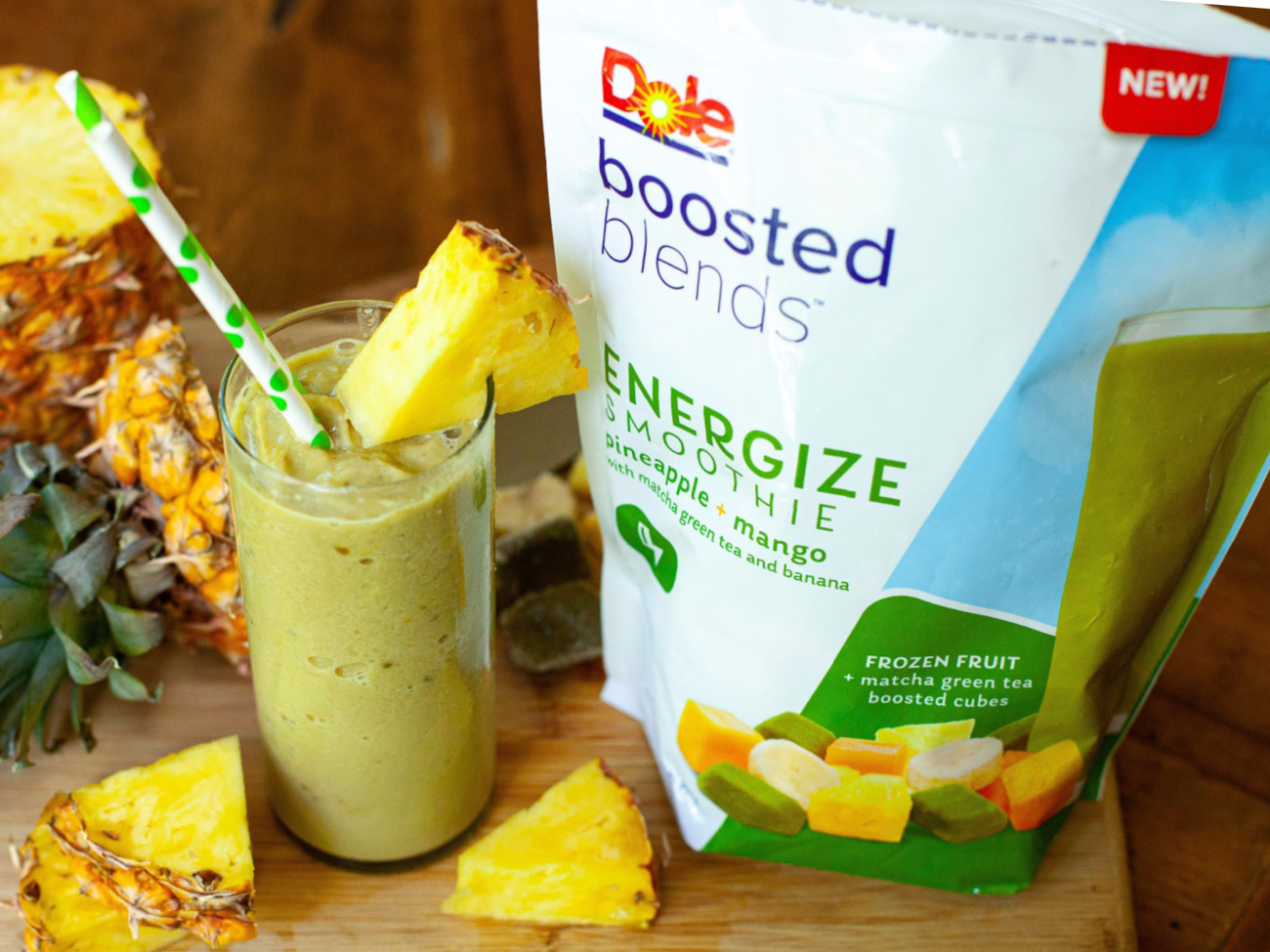 Find Two Varieties Of Delicious Dole Boosted Blends® Smoothies On Sale NOW At Publix