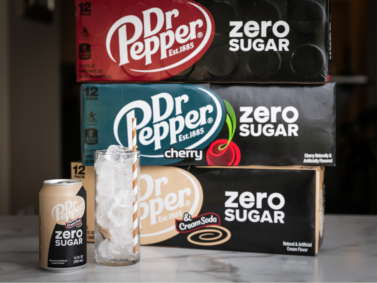 Dr. Pepper Zero Sugar Cherry Cream Soda Release