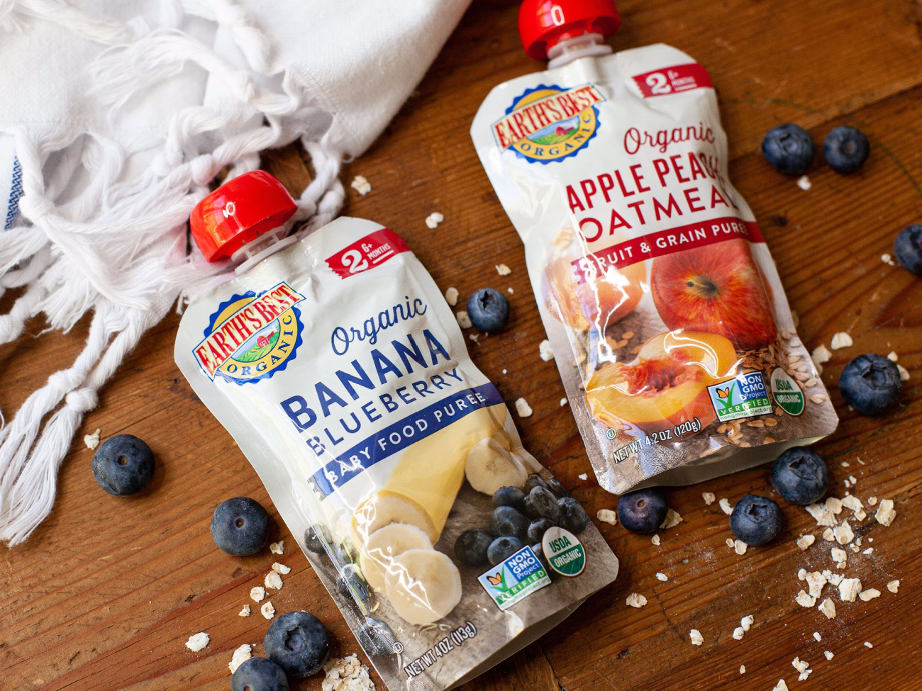 Earth’s Best Organic Baby Food As Low As 86¢ Per Pouch At Publix