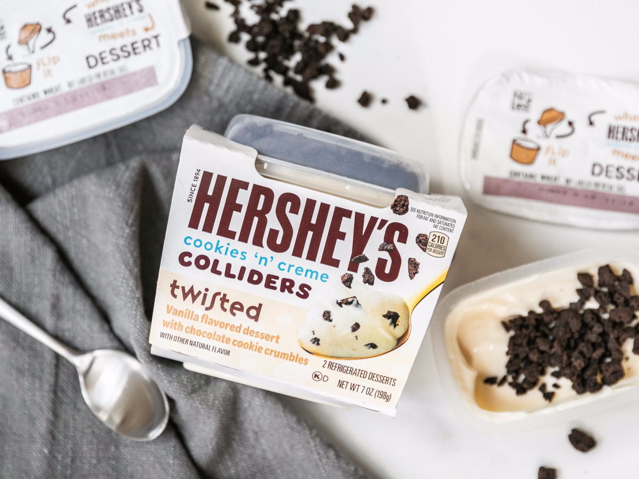Hershey’s Colliders Cookies n Creme Look For New COLLIDERS™ Ready-To-Eat Refrigerated Desserts At Publix on I Heart Publix