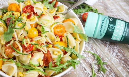 Make Mealtime Enjoyable With Veggie Season’s – Try My Ranch Bacon Pasta Salad With Zucchini & Corn