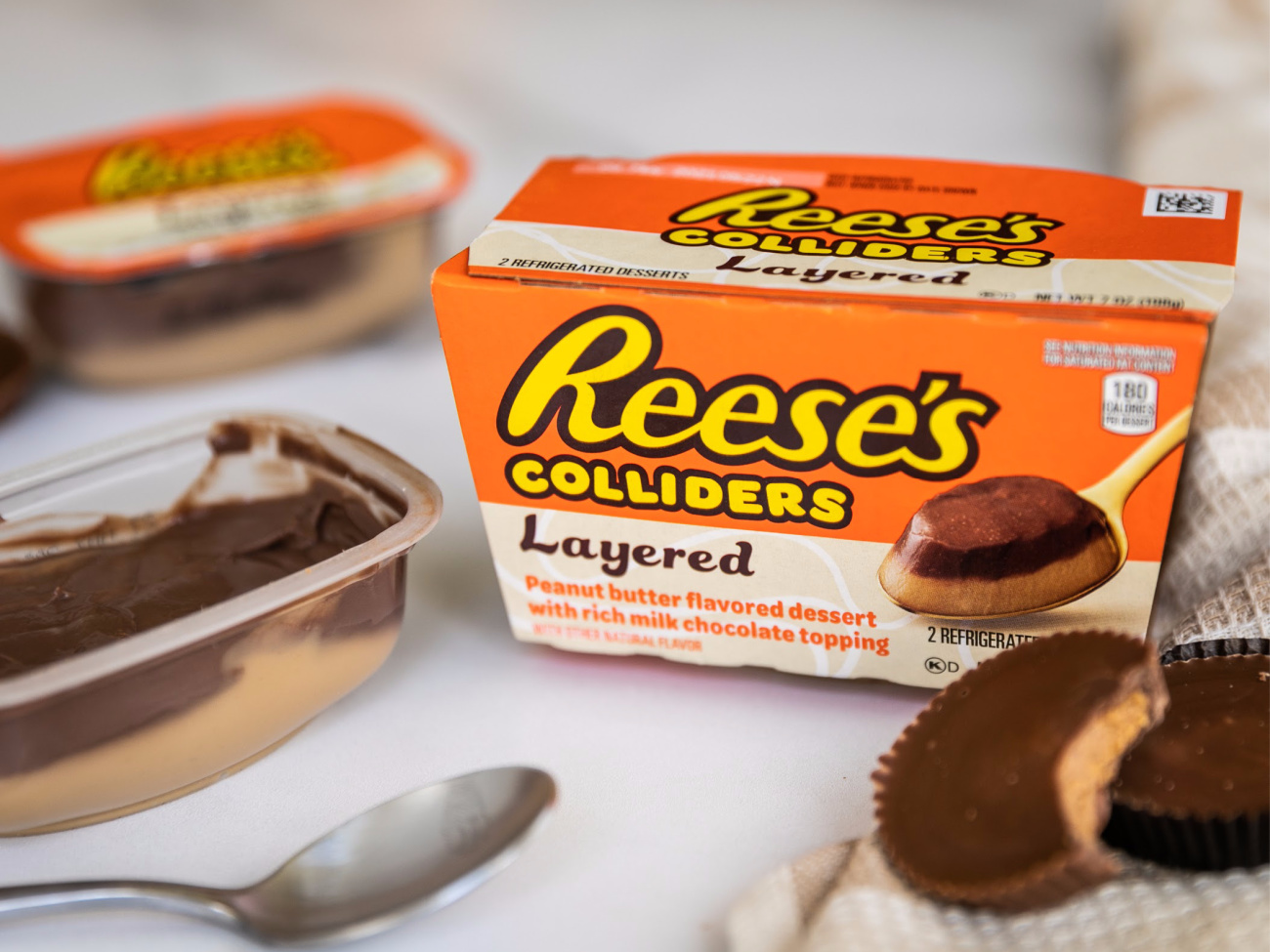 Reese’s Colliders Layered Grab A Spoon & Enjoy New COLLIDERS™ Refrigerated Desserts - Available Now At Publix on I Heart Publix