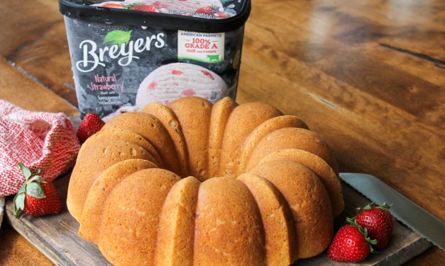 Use The High Value Breyers Coupon To Make My Strawberry Ice Cream Bread