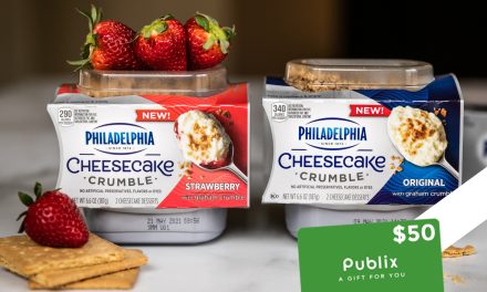Four Readers Win A $50 Publix Gift Card To Try Delicious New PHILADELPHIA Cheesecake Crumble Desserts
