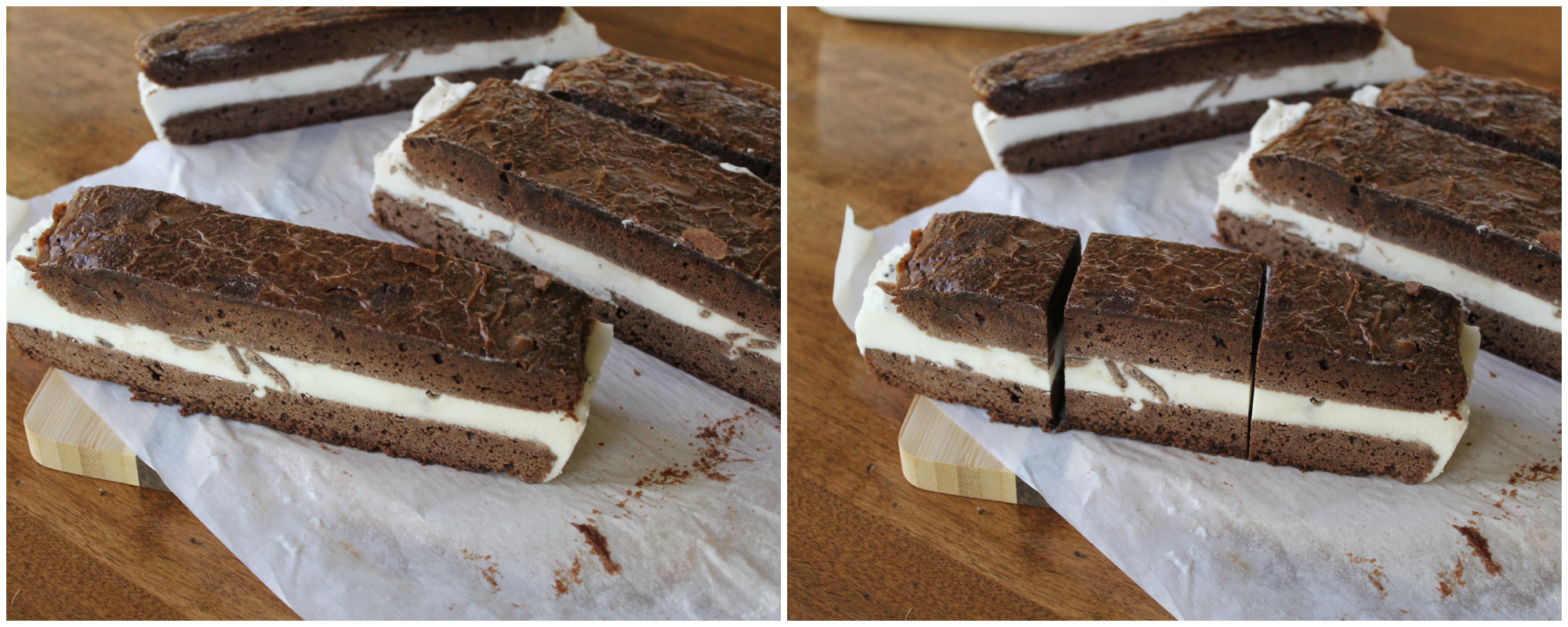 Non Dairy Mint Chocolate Chip Ice Cream Brownie Sandwiches on I Heart Publix 3