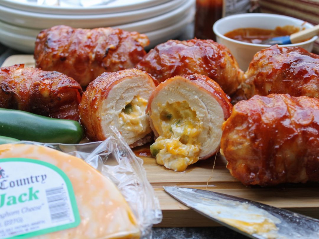 Grab Some Amish Country Cheese & Serve Up My BBQ Bacon Chicken Bombs At