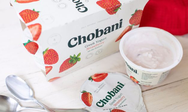 Chobani Greek Yogurt 4-Packs Just $1.70 At Publix (42¢ Per Cup)