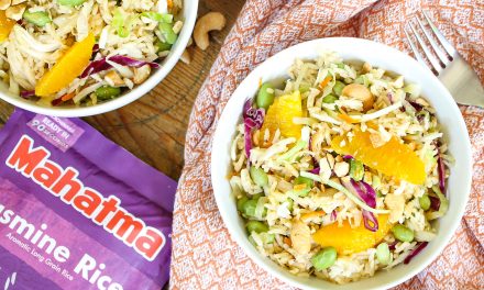Mahatma® Ready To Serve Rice Makes Mealtime Quick & Easy – Try This Jasmine Rice Salad With Asian Chicken For A Meal In A Flash!
