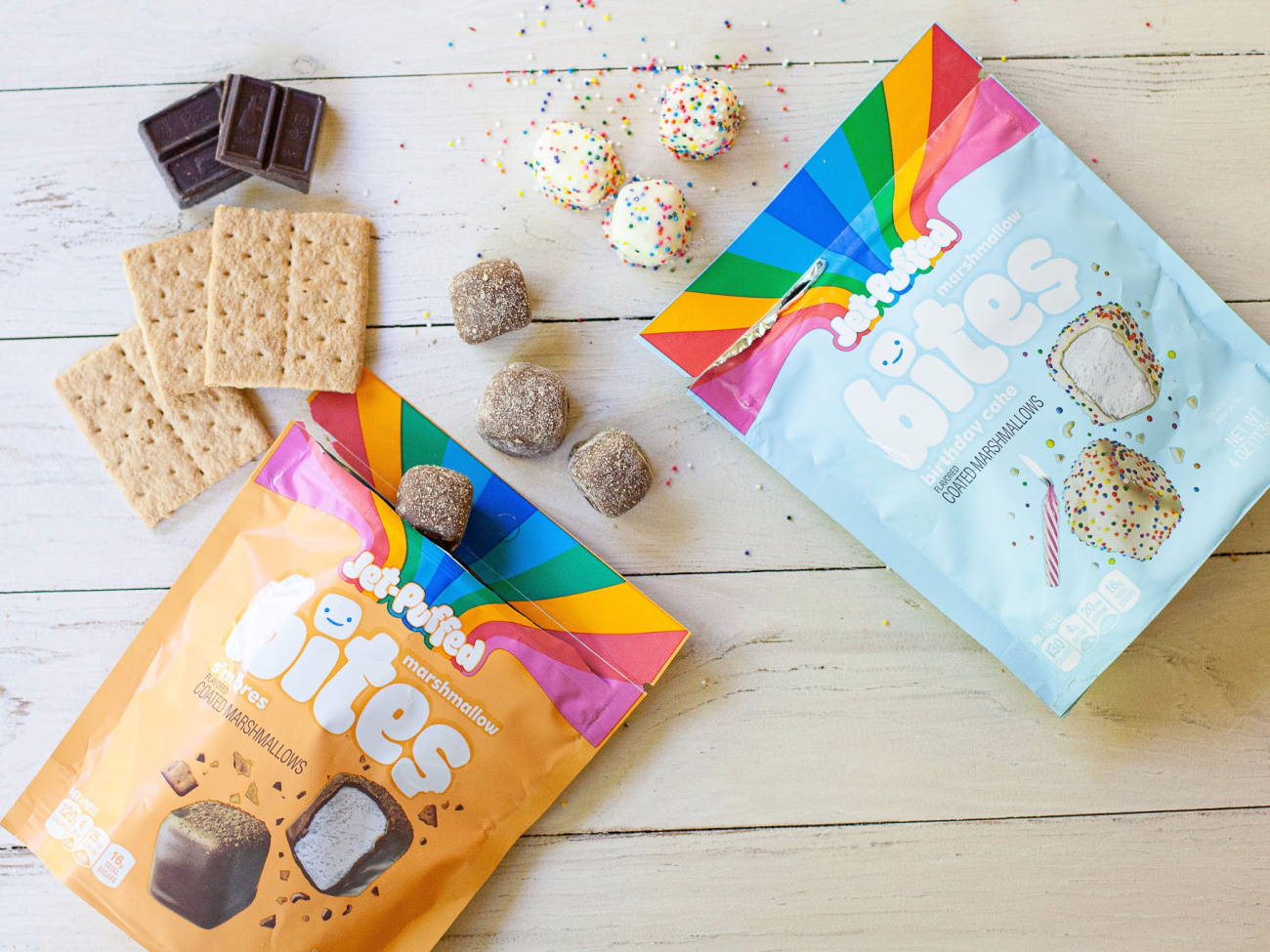 Look For New Jet-Puffed Marshmallow Bites At Publix – Available In Two Mouth Watering Varieties!