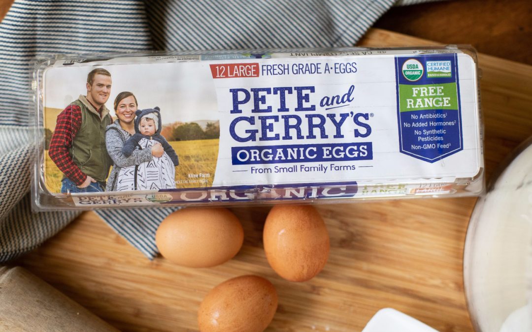 Pete And Gerry’s Organic Brown Eggs Just $2.50 At Publix (Regular Price $6.99)