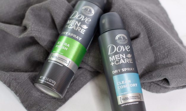 Dove Men+Care Dry Spray As Low As $2.65 At Publix (Regular Price $9.29) – Plus Cheap Dove Dry Spray