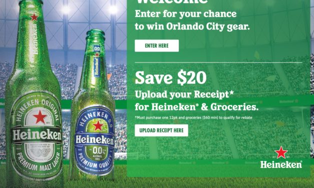 Florida Folks – Purchase Heineken + Groceries And Save $20 (Plus Enter To Win OCFC Gear)