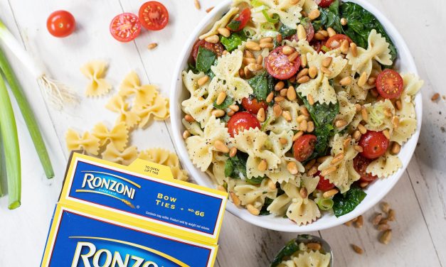 Ronzoni Bow Ties and Spinach Salad – Perfect Recipe For your Busy Weeknight!