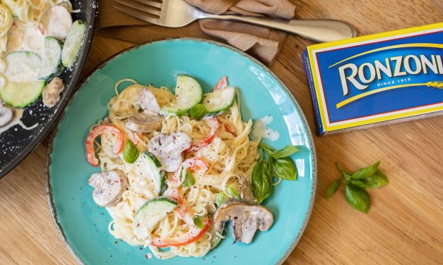 Creamy Angel Hair Primavera Is The Perfect Recipe For The Ronzoni BOGO Sale