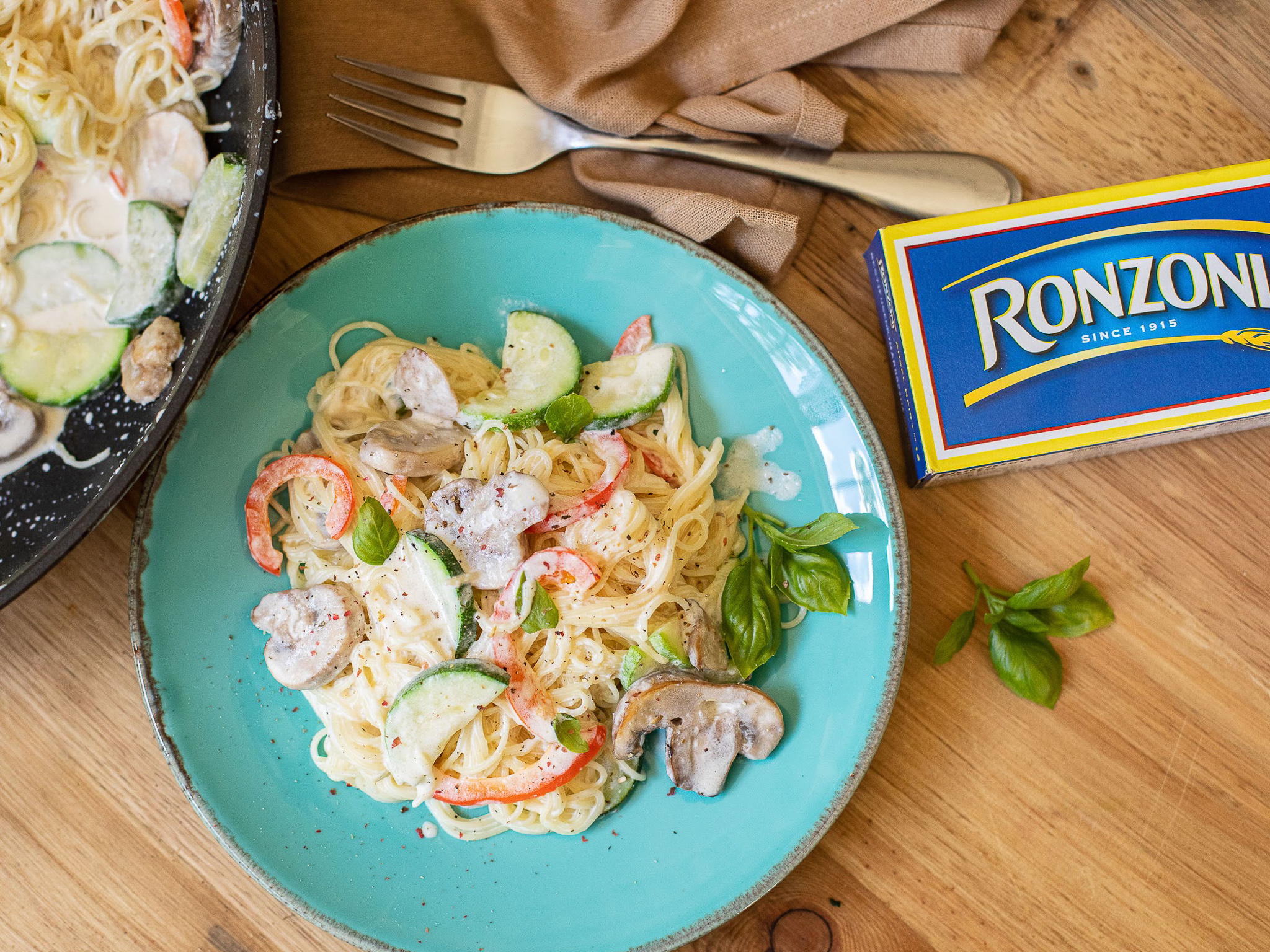 Creamy Angel Hair Primavera Is The Perfect Recipe For The Ronzoni BOGO Sale on I Heart Publix