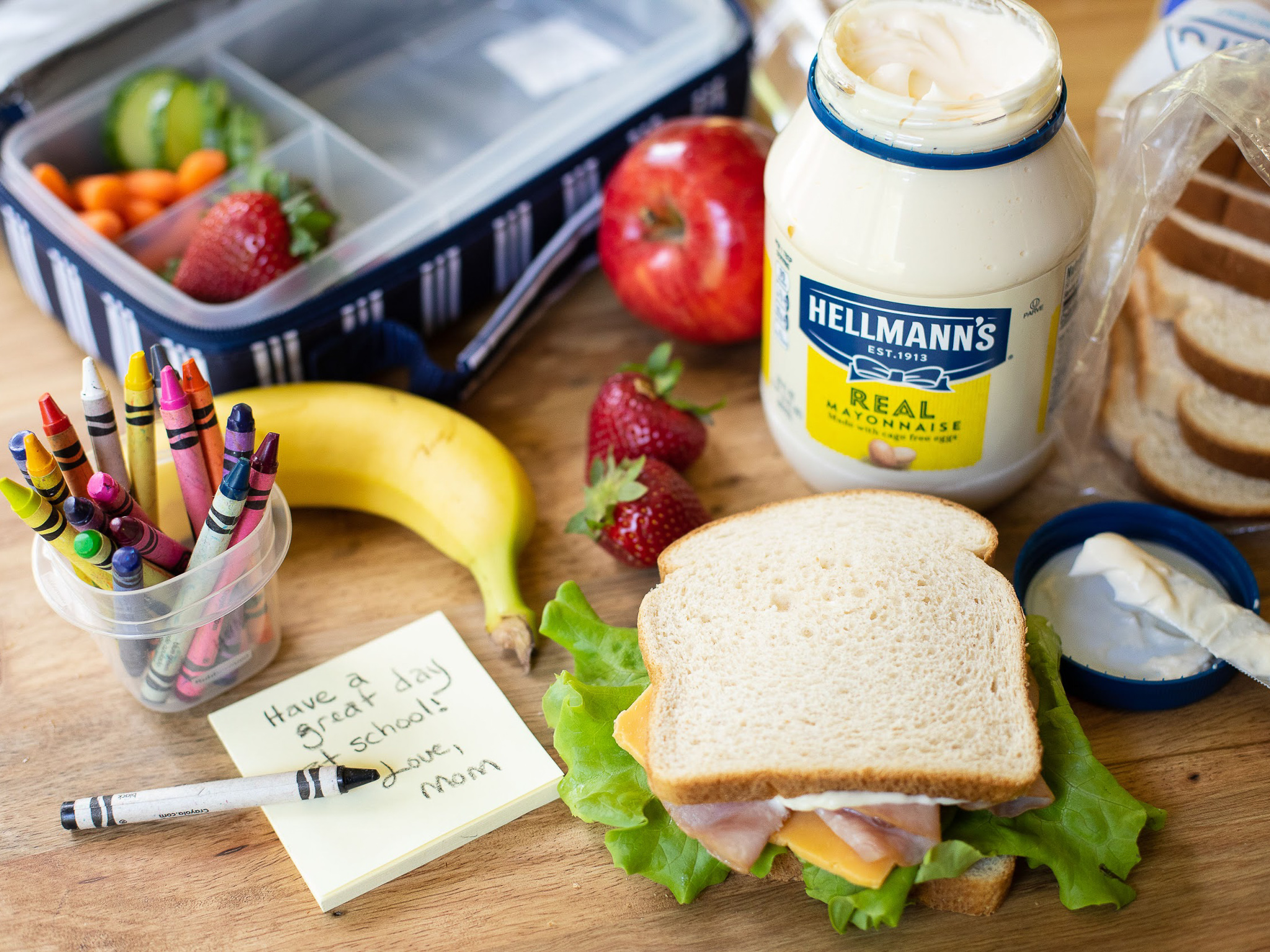 Back To School Lunches Means You Need Plenty Of Hellmann's Mayonnaise On Hand! on I Heart Publix