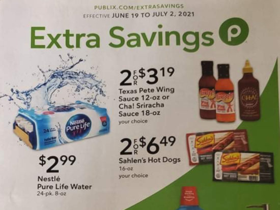 Publix Extra Savings Flyer Valid 6/19 to 7/2 on I Heart Publix