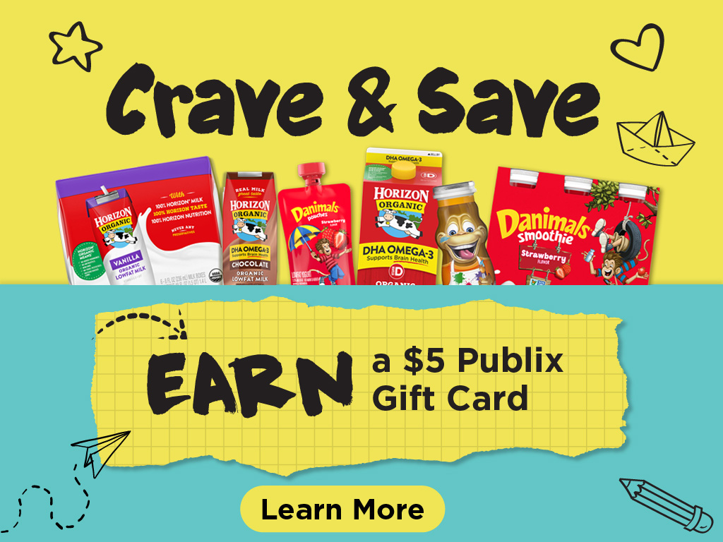 Danimals/Horizon Crave & Save 1 on I Heart Publix