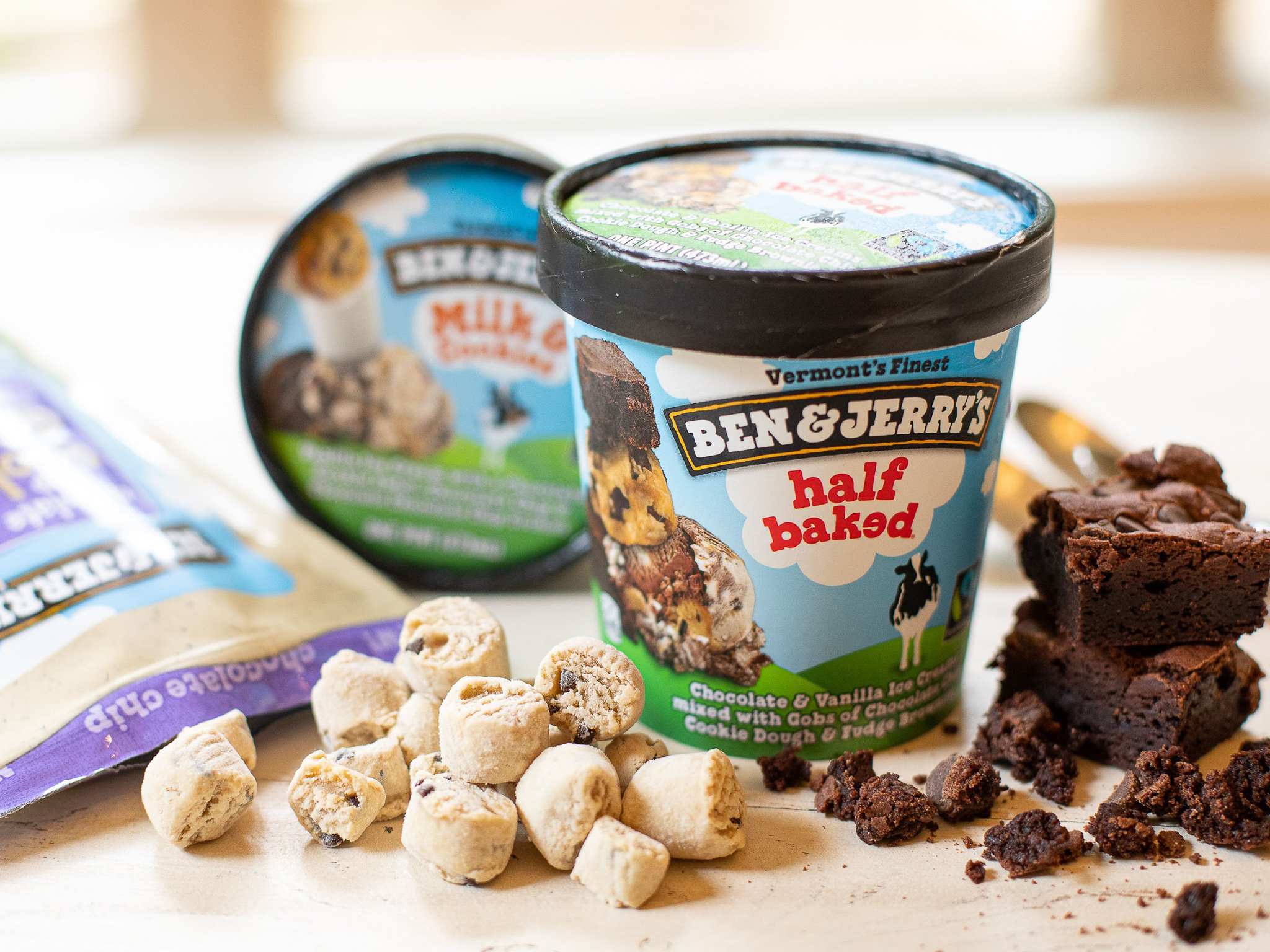 Ben & Jerry’s Ice Cream Is Buy One, Get One FREE At Publix - Start The Day With Ice Cream & Waffle Fruit Sundae on I Heart Publix 2