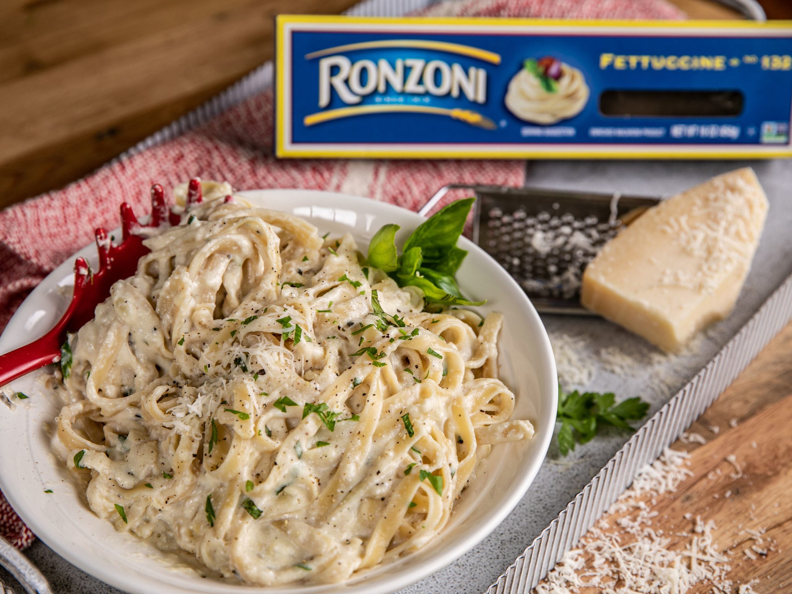 Ronzoni 5-Cheese Fettuccine Recipe Draft on I Heart Publix