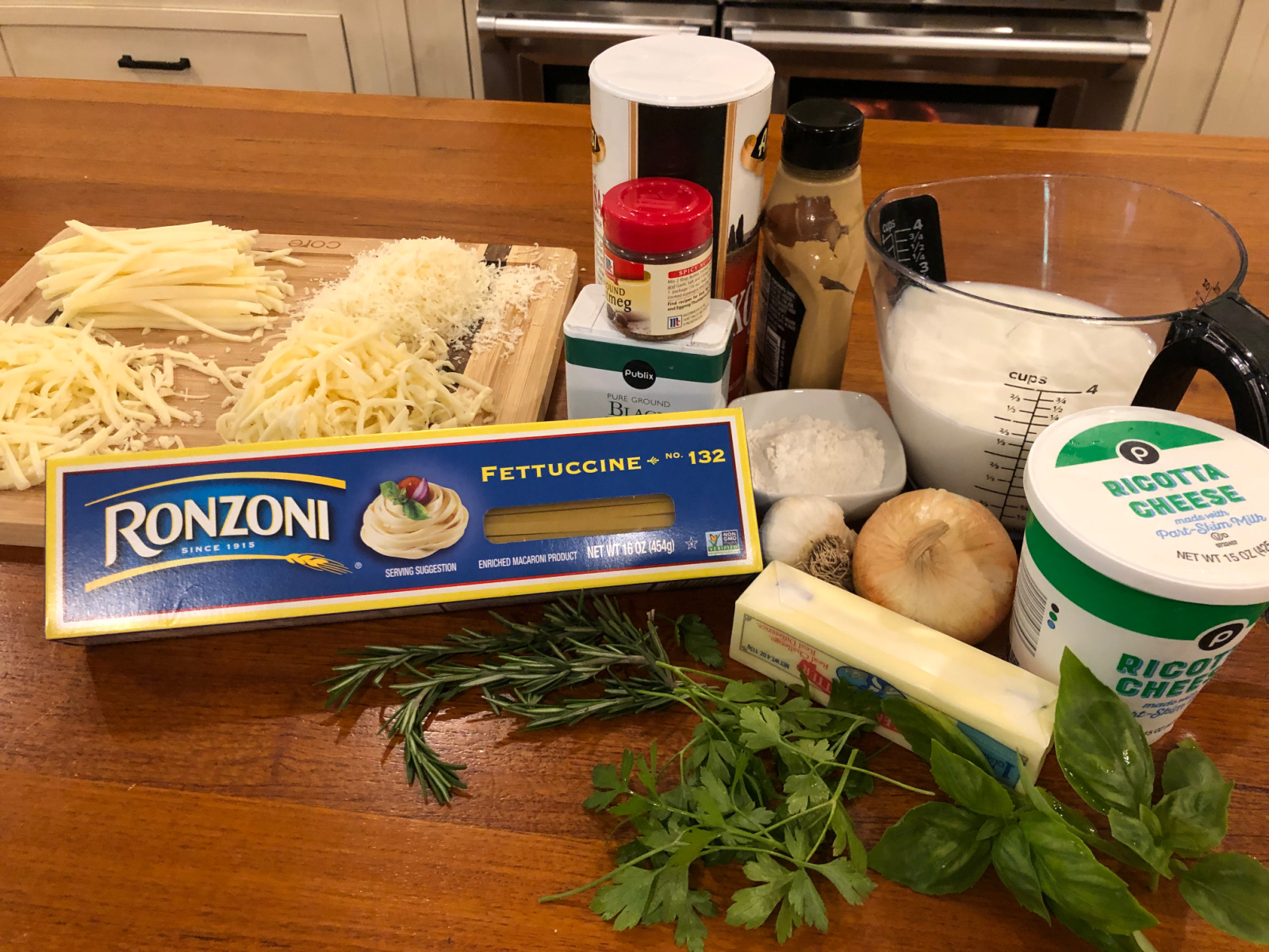 Ronzoni 5-Cheese Fettuccine Recipe Draft on I Heart Publix 2