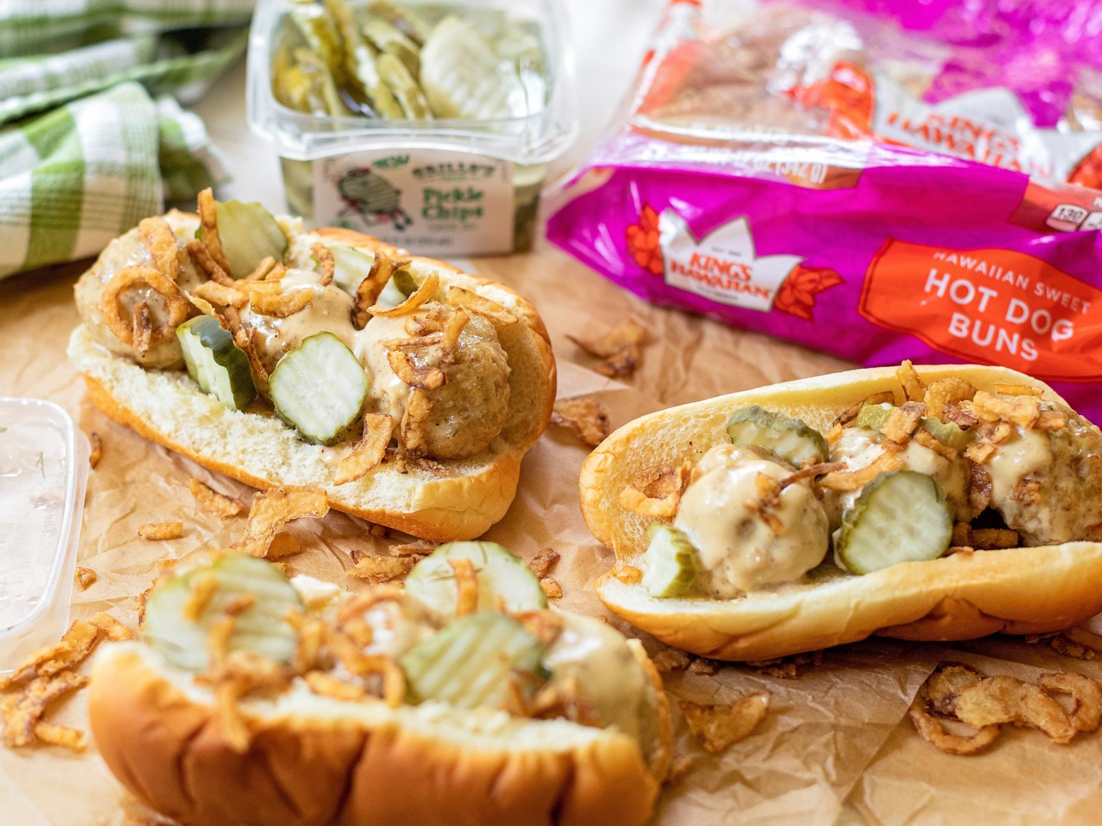 Shake Up Your Game Day Menu With A Batch Of Chicken Meatball Subs With Alabama White Sauce