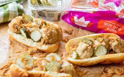 Shake Up Your Game Day Menu With A Batch Of Chicken Meatball Subs With Alabama White Sauce