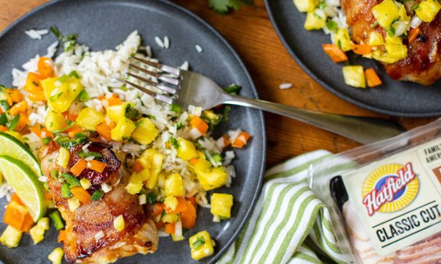 Hatfield Bacon Is BOGO This Week At Publix – Grab Some For My Bacon Wrapped Aloha Chicken Bombs