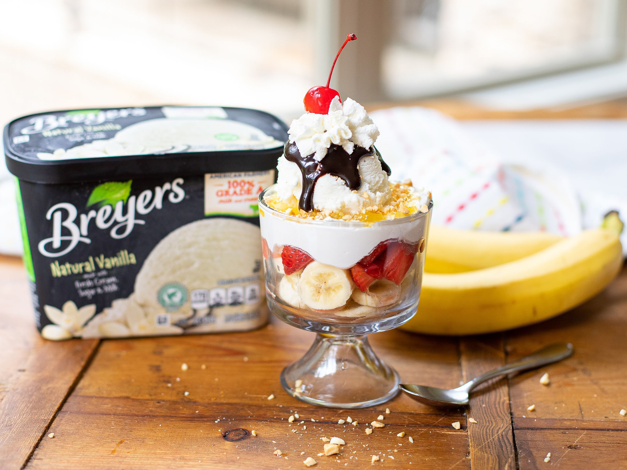Banana Split Sundae Breyers Banana Split Draft on I Heart Publix 1