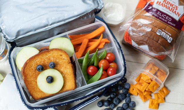 Shake Up A Boring Lunch With KING’S HAWAIIAN® And My Bear-y Good Grilled Brie and Apple Sandwich + Feed Kids In Need!