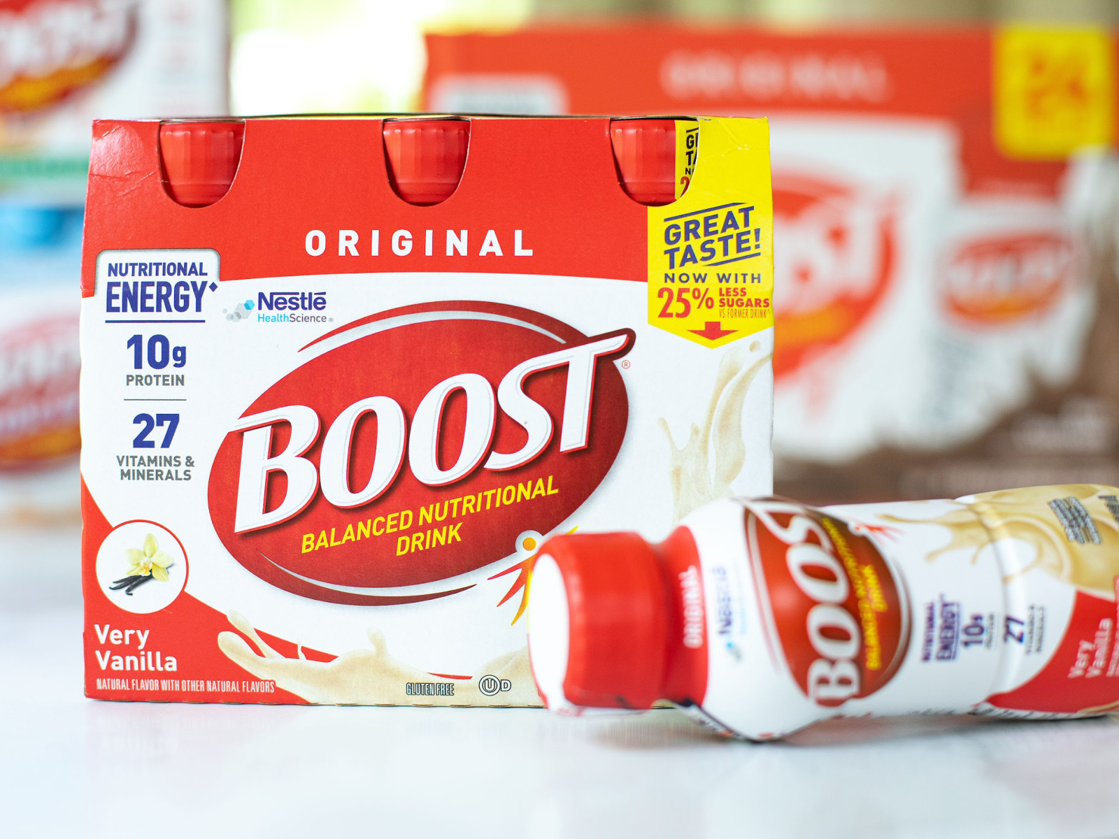 BOOST® Nutritional Drinks Are Perfect For This Busy Time Of Year — Now With 25% Less Sugars*