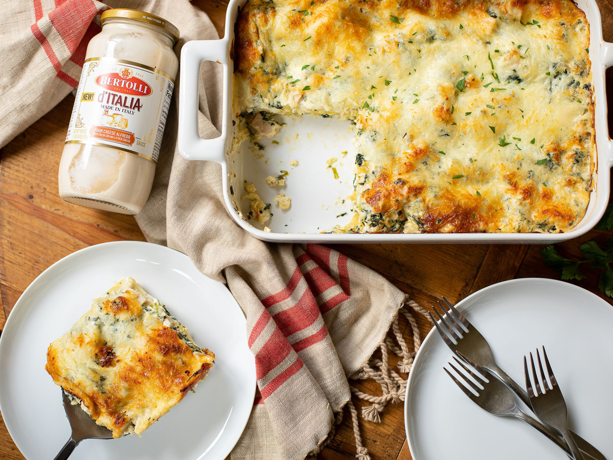 Chicken Alfredo Lasagna Bertolli d'Italia Draft 2 on I Heart Publix