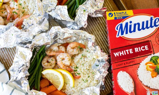Get Minute Instant Rice As Low As $1 Per Box At Publix & Try My Garlic Butter Shrimp & Rice Foil Packets