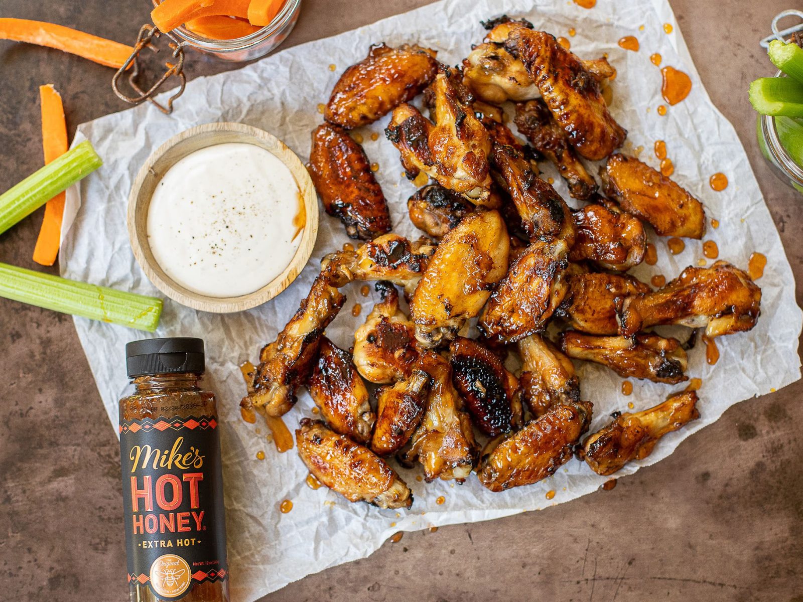 Pick Up A Deal On Mike’s Hot Honey – Extra Hot For Your Game Day Hot Chicken Wings!