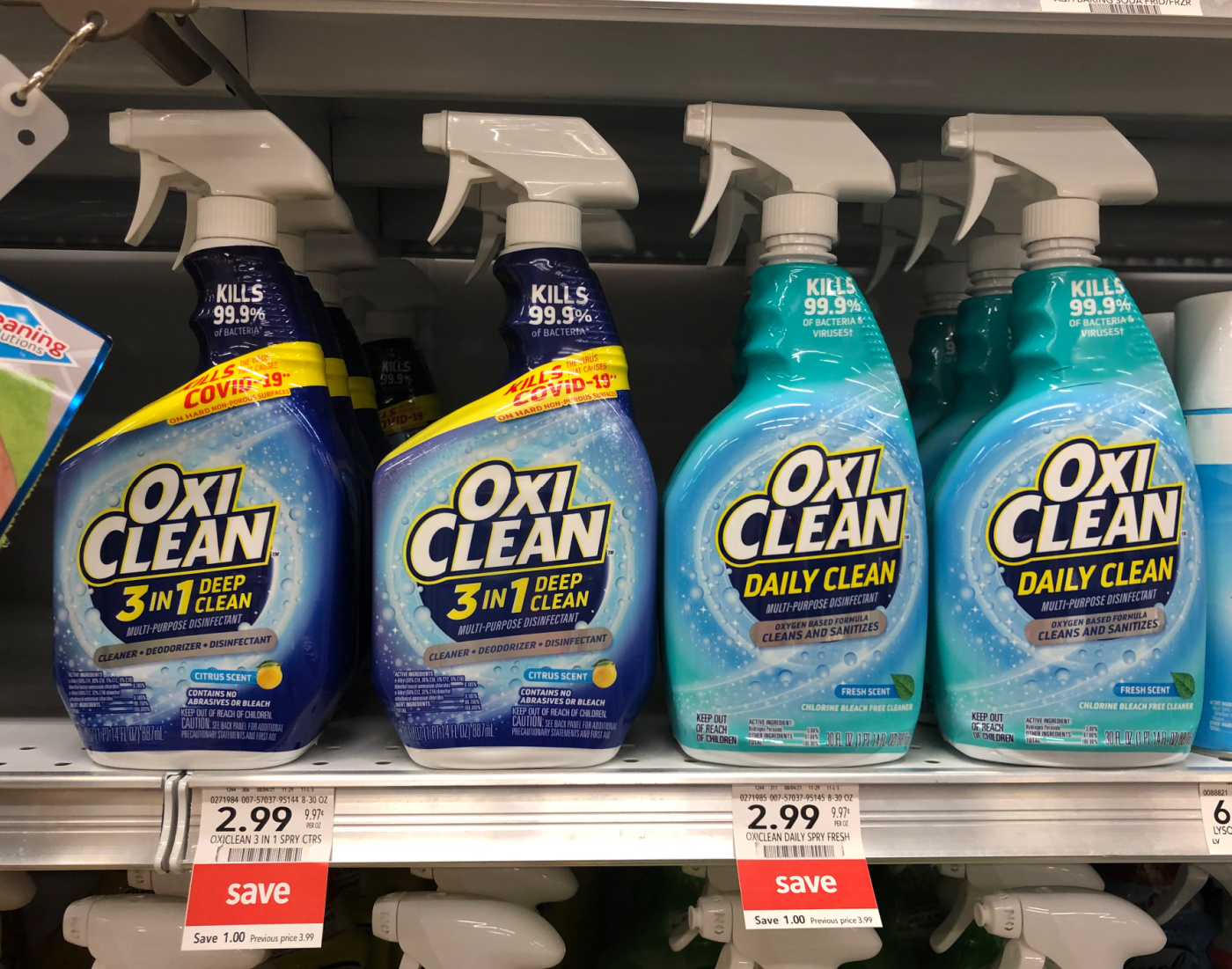 New OxiClean™ Multi-Purpose Disinfectant Cleaners Are Now Available At Publix - Clean & Disinfect Household Surfaces With The Power Of OxiClean™ on I Heart Publix 4