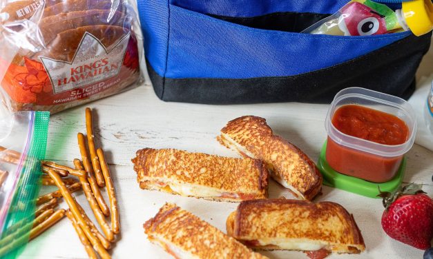Shake Up The Lunch Box With A Pizza Melt Sandwich + Share A Post And Help Feed Kids