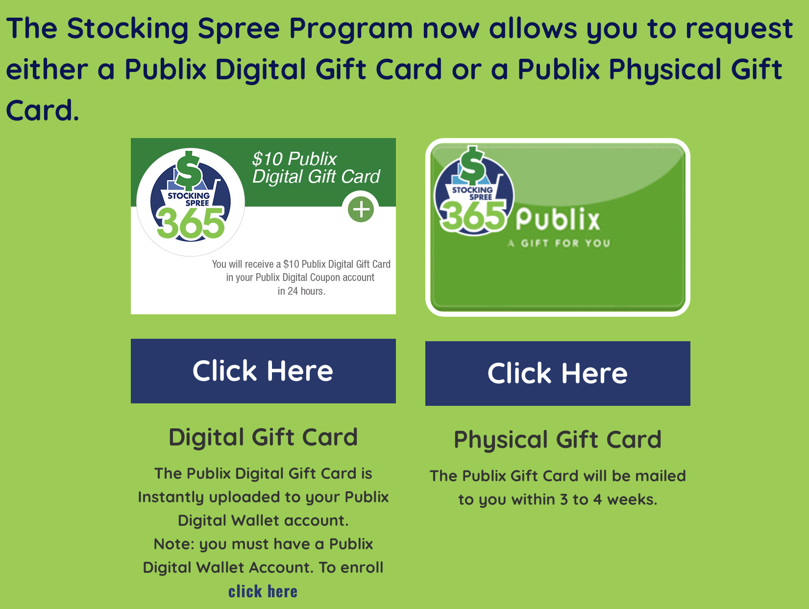 Don't Forget To Earn Up To $120 In Publix Gift Cards With The Stocking Spree 365 Program - Plus 5 Winners Get $50 Publix Gift Cards on I Heart Publix 1