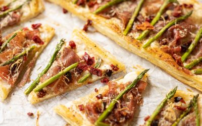 New Bertolli d’Italia Sauces Are Perfect For My Prosciutto Asparagus Alfredo Tart