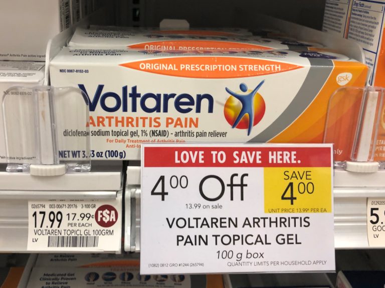 Nice Discount On Voltaren Arthritis Pain Gel At Publix