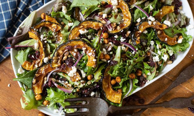 Save $1.50 On Hellmann’s Vegan Dressing and Spread & Try My Roasted Acorn Squash Salad